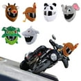 thumbnail image 3 of Helmet Protection Headgear Cover Funny Cartoon Fluffy Plush Set for Motorcycle, 3 of 7