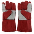 thumbnail image 2 of Guantes de soldadura de cuero Perfecl 33 cm resistentes al calor, 2 of 8