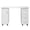 White_43.3", variant on Hassch Rolling Computer Desk with 4 Drawers & 1 Storage Cabinet, Professional Nail Tech Table with Wrist Cushion, for Beauty Salon, Spa and Home Use, 47.2"W x 21.2"D x 31.9"H, White
