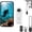 A, variant on 1080P Video Body Camera with 128GB Card, Wuztai Wide Angle Lens Wearable Camera 360° Magnetic Mount, Lightweight Waterproof Action Cam for Vlogging Travel Swimming Helmet Handlebar