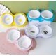 thumbnail image 2 of Cuenco para mascotas Macaroon, cuenco doble de cerámica, cuenco para agua, protección Cervical, boca alta inclinada, cuenco para comida para gatos, cuenco para beber, 2 of 3