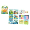 thumbnail image 2 of Libro de pintura de agua Libros de actividades de agua Juego de enseñanza Ayuda Motor Habilidad Motor Juguesa Reutilizable Juguete Educativo para dinosaurio, 2 of 9