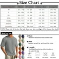 thumbnail image 3 of ADSSDQ Men's Round Neck Short Sleeve Waffle Knit Tee Summer Casual T Shirt Tops Red 4XL, 3 of 5