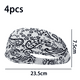 thumbnail image 2 of Diademas anchas para mujer, bandas para la cabeza estilo bohemio, diademas para hacer ejercicio, diademas elásticas antideslizantes, 2 of 5