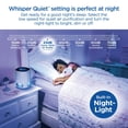 thumbnail image 5 of Clorox Bedroom Air Purifier for Allergies and Asthma, True HEPA Air Filter, 200 Sq Ft Capacity, White, 5 of 10