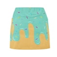 thumbnail image 5 of CPNG Girls Skorts Loose Athletic Skirts with Shorts Little Girl Casual Icecream Print High Waisted Stretchy Sporty Skorts, 5 of 7