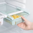 thumbnail image 2 of cajones azules para refrigerador, estante de almacenamiento ajustable, organizador de capas divisorias para refrigerador, cajón para refrigerador Tiro, 2 of 5