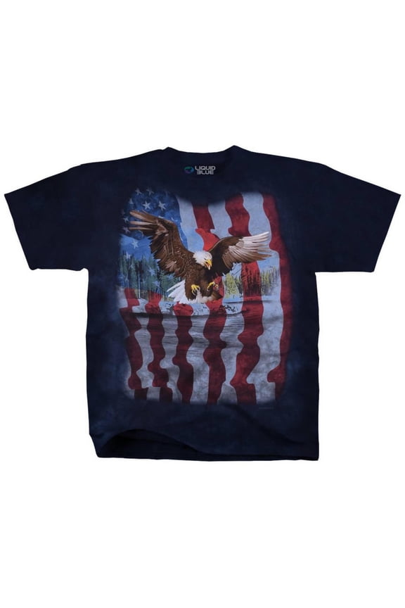 American Bird Of Prey Apparel T-Shirt - Blue