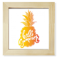 thumbnail image 1 of Piña fruta de verano Pantalla de escritorio de pared de fotograma cuadrado, 1 of 4
