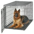 thumbnail image 2 of MidWest Homes for Pets Newly Enhanced LifeStages Single Door Folding Metal Dog Crate with Divider Panel, Floor Protecting Feet, Leak-Proof Dog Pan, 1648U, 48L x 30W x 33H Inches, XL Dog Breed, 2 of 10