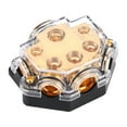 thumbnail image 2 of Power Distribution Block 1 in 5 Ways Out Ground Cable Splitter Distributor for Auto Car Boat, 2 of 5