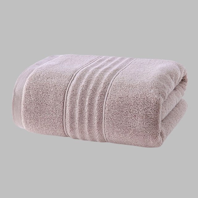 XmhyTop-A 2 toallas de algodón supersuaves, ligeras y absorbentes para uso diario en el baño, estilo A, 34 x 74 cm, color caqui.