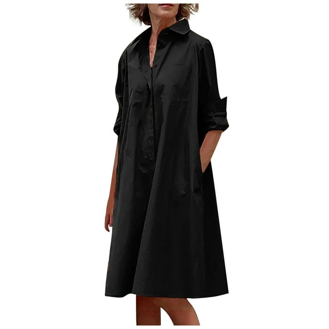 Birdeem Panel Contrast European and American Womens Casual Temperament Cardigan Dress