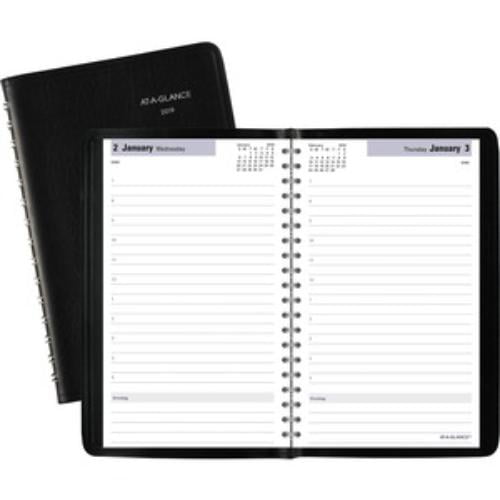 AT-A-GLANCE DayMinder Daily Appointment Book ,BOOK,APT,DAILY,4.88X8,BK ...