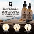 thumbnail image 4 of Striking Viking Aceite para el crecimiento de la barba con biotina, 2 onzas líquidas, paquete de 2 sándalo, suero espesante y acondicionador para el crecimiento de la barba con biotina para hombres co, 4 of 9