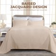 thumbnail image 3 of BNM Cotton 3 Piece Matelasse Bedspread Set, Linen, Queen, 3 of 11