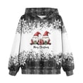 thumbnail image 2 of MKOSPLRT Merry Christmas Sweatshirts Kids 2-14 Years Long Sleeve Oversized Hoodies Casual Xams Graphic Pullover with Pockets, 2 of 3