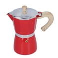 thumbnail image 1 of Stovetop Moka Pot, Comfortable Grip Coffee Maker Ergonomic Handle Design  For Office For Home Red, 1 of 8