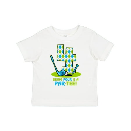 

Inktastic Golf Par-Tee 4th Birthday Gift Toddler Boy Girl T-Shirt