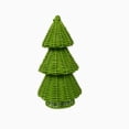 thumbnail image 5 of Clearance Wicker Rattan Christmas Tree, Hand Woven Christmas Tree, Christmas Decoration Gift for Mantel Fireplace Home (Green), 5 of 6