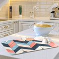 thumbnail image 6 of Yayeee Dish Drying Mat for Kitchen Counter 16"x18" Microfiber Absorbent Pad, Pink Geometric, 6 of 7