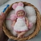 thumbnail image 3 of Minimuñeca de silicona Newtotlove Emma de 4,5 cm con accesorios, 3 of 6