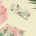 thumbnail image 5 of CAUYDY Newborn Girls Bodysuit Set Baby Girl Long Sleeved Romper Infant Fall Winter Clothing Toddler Outfit 3 6 9 12 18 24 Months Sizes 0-3 Months,Red, 5 of 7