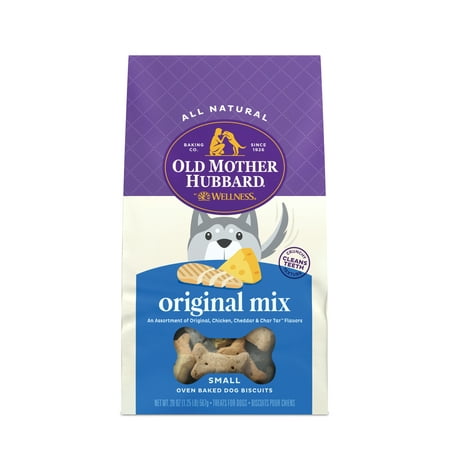 UPC: 0076344102052 | Old Mother Hubbard by Wellness Classic Original Mix Natural Small Biscuits Dog Treats 20 oz bag