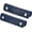 Navy Blue, variant on Luggage Handle Wrap, 2 Pack Irregular Pattern PU Handbag Grip Cover Protector Identifier with Clasp for Suitcase Grocery Shopping Bag, Brown