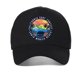 thumbnail image 1 of Gorra de béisbol con estampado de dibujos animados para mujer, gorro de béisbol con estampado de santa Mónica, malla transpirable, Snapback, california, Verano, 1 of 3
