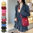 thumbnail image 2 of Xfvqtps Womens One Shoulder Crossbody Bag Large Capacity Multi Compartment Adjustable Shoulder Strap Inclined Shoulder Bag Dark Green, 2 of 3