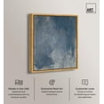 thumbnail image 2 of Blue Monolith Canvas Print Blue Abstract Art by Art Remedy, Gold Frame, 36 x 45, 2 of 6