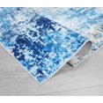 thumbnail image 2 of Homhougo—Towallmark 5'x7' Area Rugs for Living Room Modern Abstract Area Rugs Machine Washable Rugs Distressed Rugs Bedroom Dining Room Kitchen Carpet Navy Blue, 2 of 8