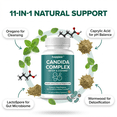 thumbnail image 4 of Candida Cleanse & Balance – Gut & Yeast Support with Oregano, Caprylic Acid & Probiotics – 60 Capsules, 4 of 8