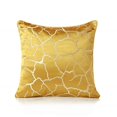 thumbnail image 1 of Amazing Rugs PIL-SICY2850 11 x 20 Po Coussin d'Accent Abstrait Jacquard en Or, 1 of 1