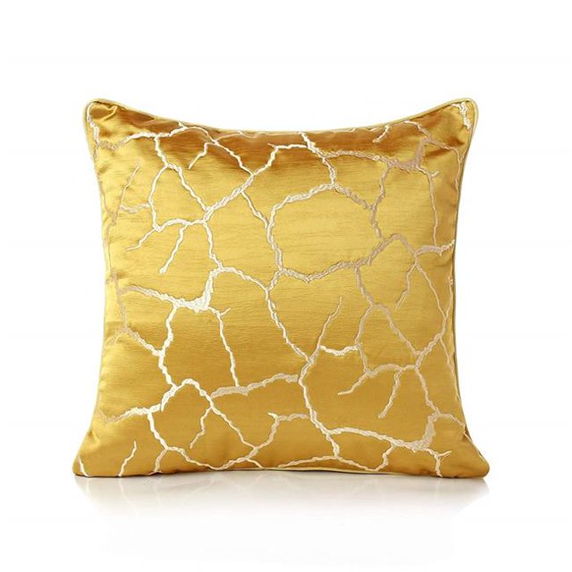 Amazing Rugs PIL-SICY2850 11 x 20 Po Coussin d'Accent Abstrait Jacquard en Or