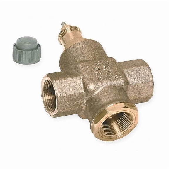 Honeywell Three-Way,3/4 In NPT Valve,4.9 Cv V5863A2061