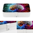 thumbnail image 4 of Brain Elegant PU Leather Jewelry Box Organizer with Removable Compartment, Portable Jewelry Display & Bracelet Holder, 4 of 6