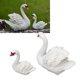 thumbnail image 3 of Artesanías De Cisne De Pareja, Adornos De Cisne De Pareja Duraderos De Resina Coleccionables Para Coche Para Boda, 3 of 7