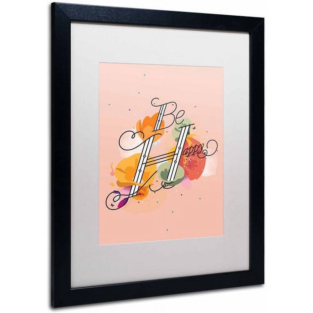 Trademark Fine Art "The Reminder" Canvas Art by Kavan & Co White Matte, Black Frame
