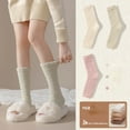 thumbnail image 6 of Uaswgudfs Women's Thermal Cozy Winter Ankles Socks, Thickened Cotton Sleep Socks Bed Socks for Bedroom & Home Use, Soft Breathable Footwear White, 6 of 6