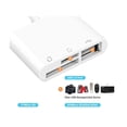 thumbnail image 3 of Adaptador tipo C para USB/SD/MICRO SD compatible con celulares y tablets con entrada C Genérico Adaptador entrada tipo C, 3 of 7