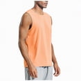 thumbnail image 6 of NOLDARES Mens Tank Tops Casual Summer Beach Vacation Hawaiian Style Muscle Gym Sleeveless Tee Shirts(Orange,L), 6 of 8