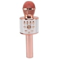 thumbnail image 1 of Micrófono inalámbrico KTV Ticfox Bluetooth de mano oro rosa, 1 of 14