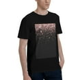 thumbnail image 2 of Bingfone Rose Gold Glitter1 Men'S Loose Fit Short-Sleeve Pocket T-Shirt, 2 of 7