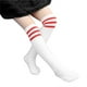 thumbnail image 1 of Qarigey Calcetines de tubo medio Algodón puro Forro cómodo Gran elasticidad Medias lindas Diseño de rayas Absorbente de sudor para niños Medias tipo 14 Qarigey AP009517-14, 1 of 6