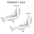 thumbnail image 5 of TIERPOP Upgrades Metal Wall Bracket Stable Side Wall Square Bracket for Enthusiasts & Interior Decorators, 5 of 10