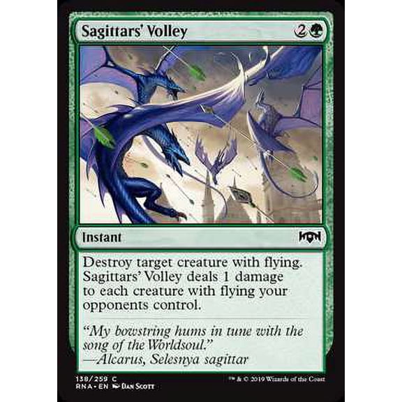 MtG Ravnica Allegiance Common Sagittars' Volley #138