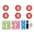 thumbnail image 2 of Watch Back Cover Tape, Installation Kit Watch Rear Glass Adhesive Perfect Fit  Viscosity 6PCS  for Self Repairing, 2 of 8