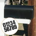 thumbnail image 4 of WEUVEB Easy Apply Black Adhesive Door Numbers Stick on Stickers for Home and Cars, 4 of 8